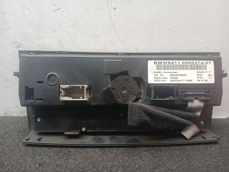 Recambio de mando climatizador para bmw 3 (e90) 320 d referencia OEM IAM 6411696537401 - 050003697  2 CONECTORES