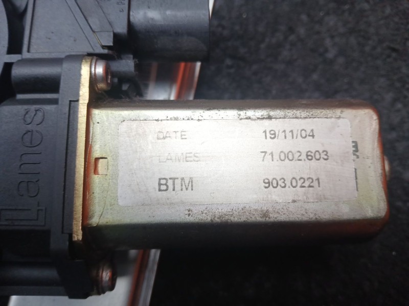 Recambio de elevalunas trasero izquierdo para bmw 3 (e90) 320 d referencia OEM IAM 71002603 LAMES 5 PINES