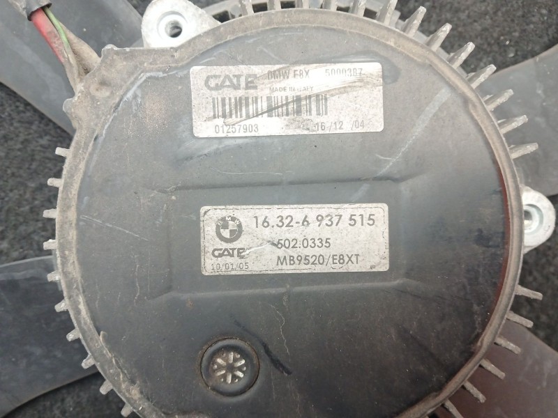 Recambio de electroventilador para bmw 3 (e90) 320 d referencia OEM IAM 6937515 - 01257903 GATE 3 PINES