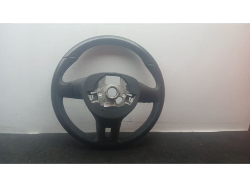 Recambio de volante para volkswagen golf vi (5k1) 1.6 tdi referencia OEM IAM 3063749 CUERO 