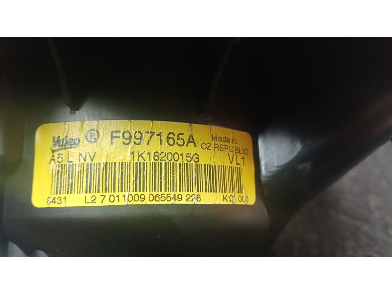 Recambio de motor calefaccion para volkswagen golf vi (5k1) 1.6 tdi referencia OEM IAM 1K1820015G - F997165A VALEO 