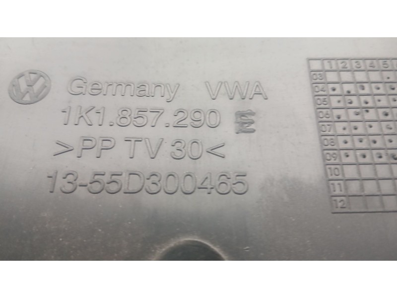 Recambio de guantera para volkswagen golf vi (5k1) 1.6 tdi referencia OEM IAM 1K1857290E  