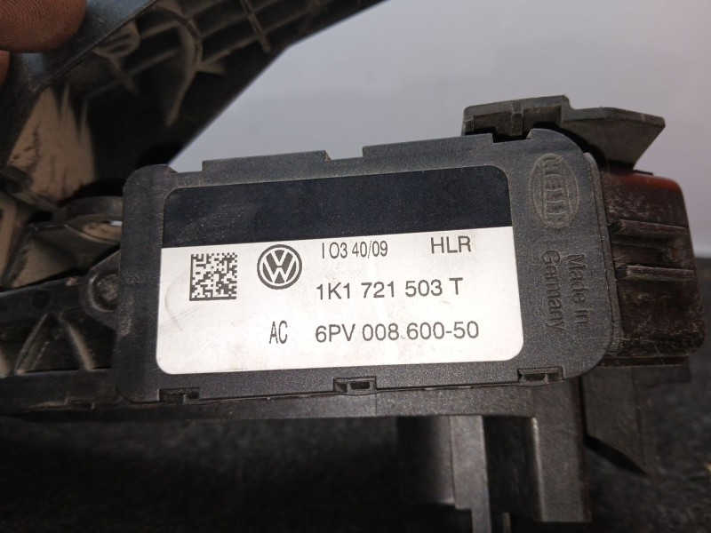 Recambio de potenciometro pedal para volkswagen golf vi (5k1) 1.6 tdi referencia OEM IAM 1K1721503T - 6PV00860050 HELLA 