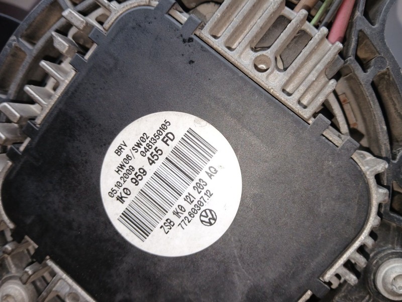 Recambio de electroventilador para volkswagen golf vi (5k1) 1.6 tdi referencia OEM IAM 1K0959455FD - 1K0121203AQ DIAMETRO: 410MM