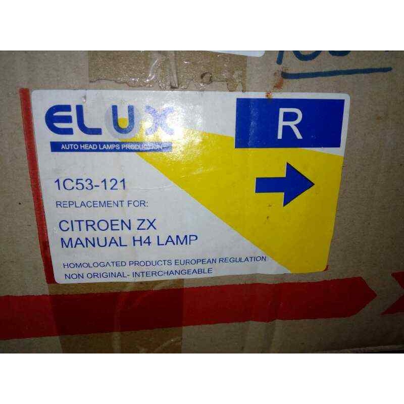 Recambio de faro derecho para citroën zx referencia OEM IAM 11221522 SIN USAR H4