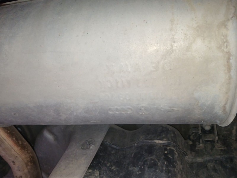 Recambio de tubo escape trasero para volkswagen golf vi (5k1) 1.6 tdi referencia OEM IAM   