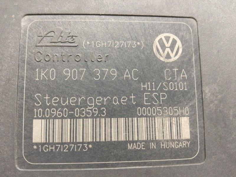 Recambio de abs para skoda octavia ii combi (1z5) 2.0 tdi referencia OEM IAM 1K0614517AE - 1K0907379AC ATE 