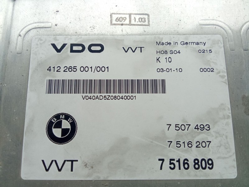 Recambio de centralita motor uce para bmw 3 compact (e46) 316 ti referencia OEM IAM 412265001001 - 7516809 VDO 