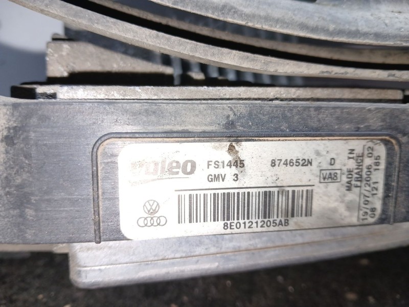 Recambio de electroventilador para audi a4 b7 avant (8ed) 2.0 tdi referencia OEM IAM 8E0121205AB VALEO 385MM