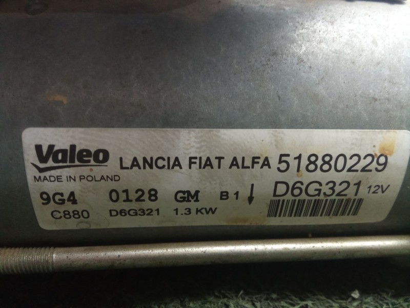 Recambio de motor arranque para peugeot bipper (aa_) 1.3 hdi 75 referencia OEM IAM 51880229 9.DIENTES 