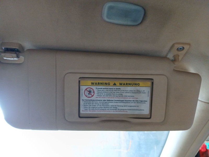 Recambio de parasol derecho para mercedes-benz clase c (w203) c 220 cdi (203.006) referencia OEM IAM   