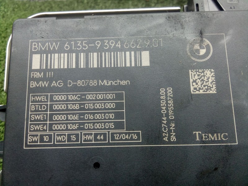 Recambio de modulo electronico para bmw 6 gran coupe (f06) 640 d referencia OEM IAM 9394662901  