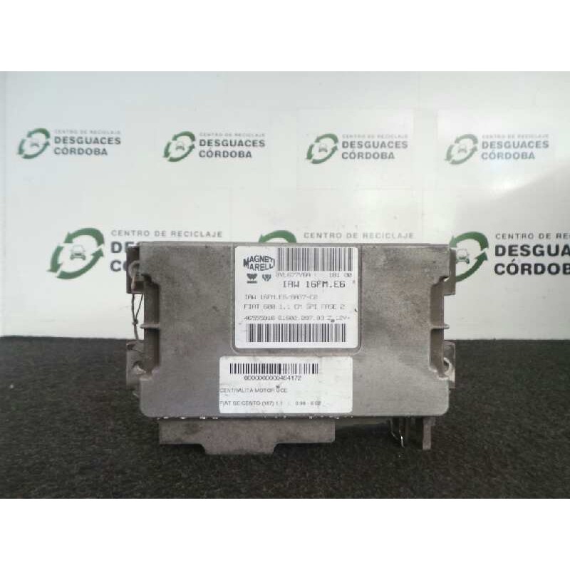 Recambio de centralita motor uce para fiat seicento (187) 1.1 referencia OEM IAM IAW16FME6-46555916-6160209703Z MAGNETI MARELLI 