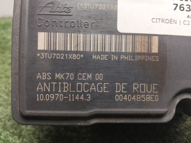 Recambio de abs para citroën c2 (jm_) 1.4 hdi referencia OEM IAM 9662298480 - 10020700924 - 10097011443  
