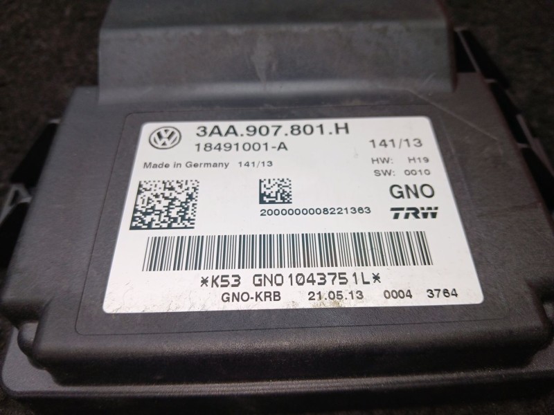 Recambio de modulo electronico para volkswagen passat b7 (362) 2.0 tdi referencia OEM IAM 3AA907801H - 18491001A - GN01043751L T