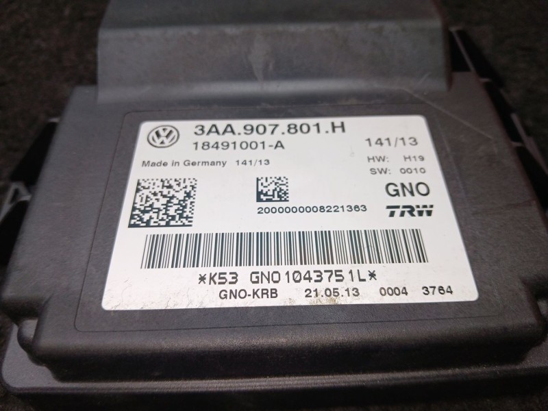 Recambio de modulo electronico para volkswagen passat b7 (362) 2.0 tdi referencia OEM IAM 3AA907801H - 18491001A - GN01043751L T