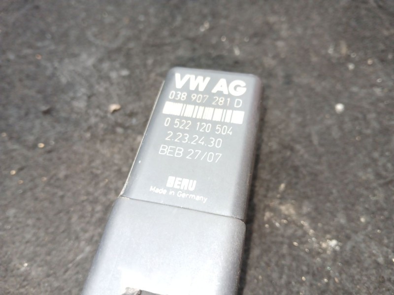 Recambio de caja precalentamiento para volkswagen jetta iii (1k2) 1.9 tdi referencia OEM IAM 0522120504 - 038907281D  