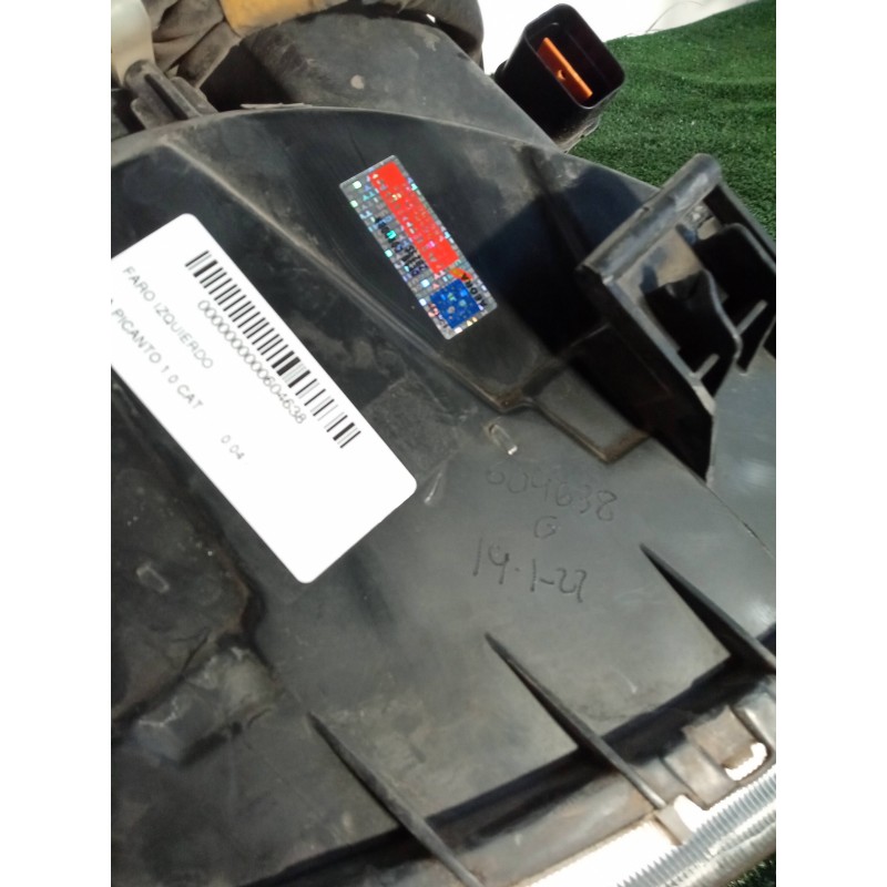 Recambio de faro izquierdo para kia picanto 1.0 cat referencia OEM IAM  04-08 