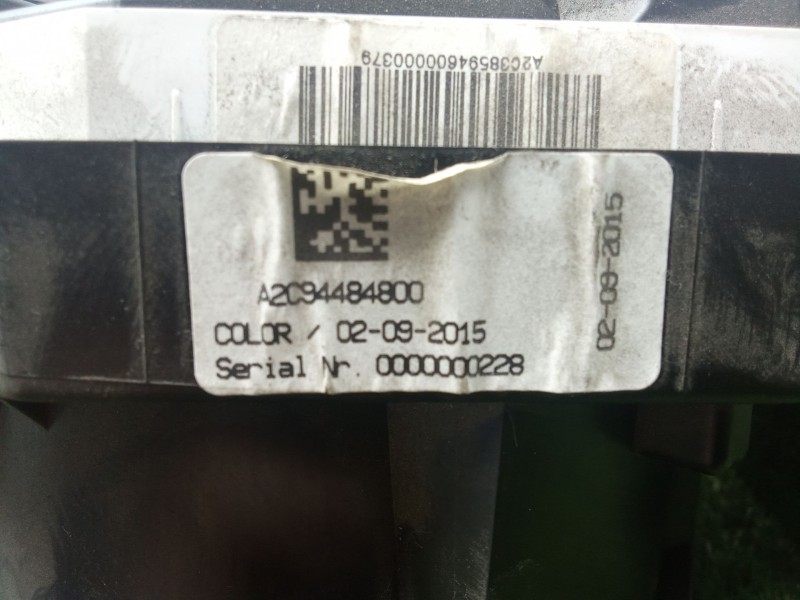 Recambio de cuadro instrumentos para toyota avensis sedán (_t27_) 1.8 (zrt271_) referencia OEM IAM 3380005V61 2.CONECTORES 