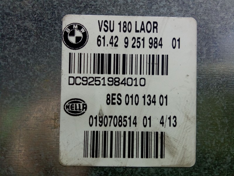 Recambio de modulo electronico para bmw 6 gran coupe (f06) 640 d referencia OEM IAM 925198401 - 8ES01013401 - 0190708514  