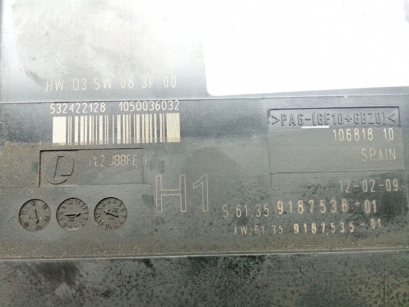 Recambio de modulo confort para bmw 3 (e90) 318 d referencia OEM IAM 918753601 - 532422128 - 1050036032  