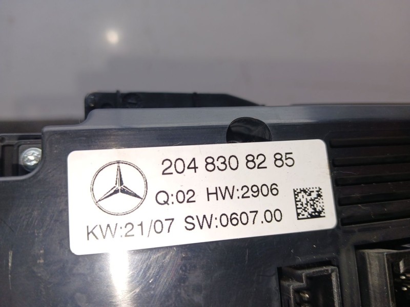 Recambio de mando climatizador para mercedes-benz clase c (w204) c 220 cdi (204.008) referencia OEM IAM 2048308285 - A2C53282582