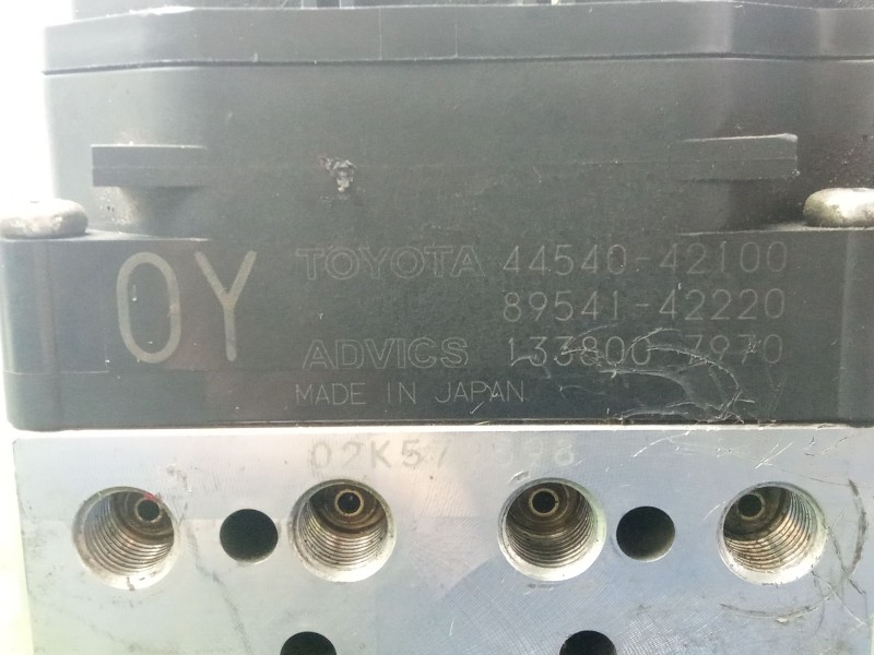 Recambio de abs para toyota rav 4 iii (_a3_) 2.2 d 4wd (ala30_) referencia OEM IAM 02K572598 - 0Y4454042100  