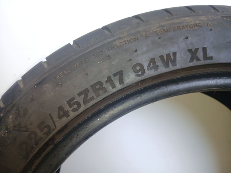 Recambio de pareja neumaticos para mercedes-benz clase c (w204) c 220 cdi (204.008) referencia OEM IAM 225/45R17-94W APTANY SPOR