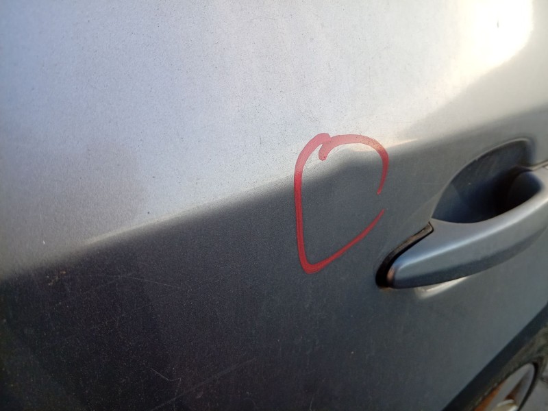 Recambio de puerta trasera izquierda para bmw x3 (e83) 2.5 i referencia OEM IAM  LEVE ABOLLADURA GRIS