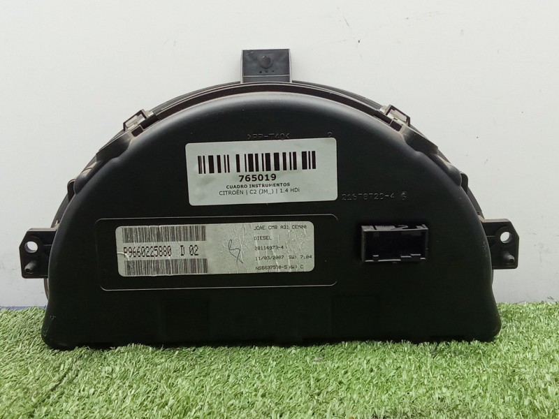 Recambio de cuadro instrumentos para citroën c2 (jm_) 1.4 hdi referencia OEM IAM 9660225880  