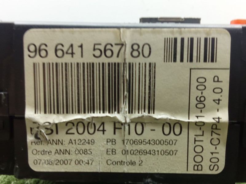 Recambio de centralita check control para citroën c2 (jm_) 1.4 hdi referencia OEM IAM 9664156780 BSI.2004 