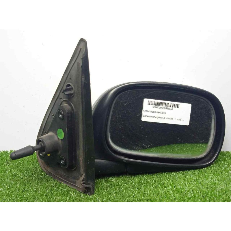 Recambio de retrovisor derecho para nissan micra (k11) 1.0 16v cat referencia OEM IAM  MANUAL NEGRO.PLASTICO