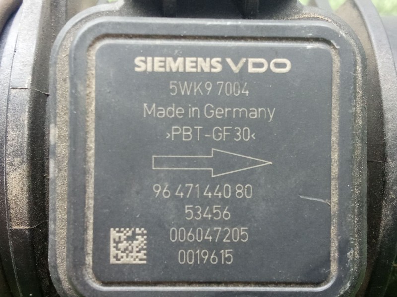 Recambio de caudalimetro para citroën c2 (jm_) 1.4 hdi referencia OEM IAM 5WK97004 - 9647144080 4.PINES 