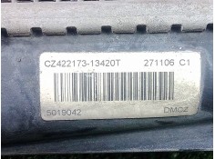 Recambio de radiador agua para peugeot 107 1.0 cat (384f) referencia OEM IAM 4221731342-4221731342 375X350X16 ALUMINIO 2