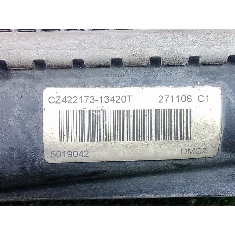 Recambio de radiador agua para peugeot 107 1.0 cat (384f) referencia OEM IAM 4221731342-4221731342 375X350X16 ALUMINIO