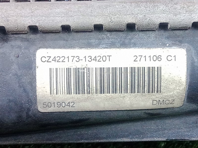 Recambio de radiador agua para peugeot 107 1.0 cat (384f) referencia OEM IAM 4221731342-4221731342 375X350X16 ALUMINIO