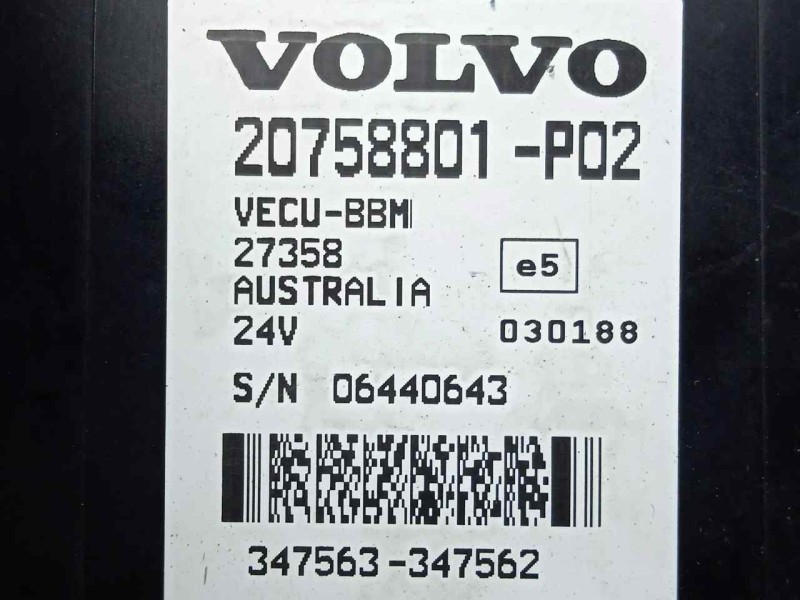 Recambio de modulo electronico para volvo fl xxx 7.2 diesel referencia OEM IAM 20758801P02-06440643  