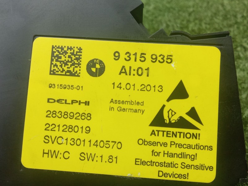 Recambio de mando multifuncion para bmw 6 gran coupe (f06) 640 d referencia OEM IAM 9315935  