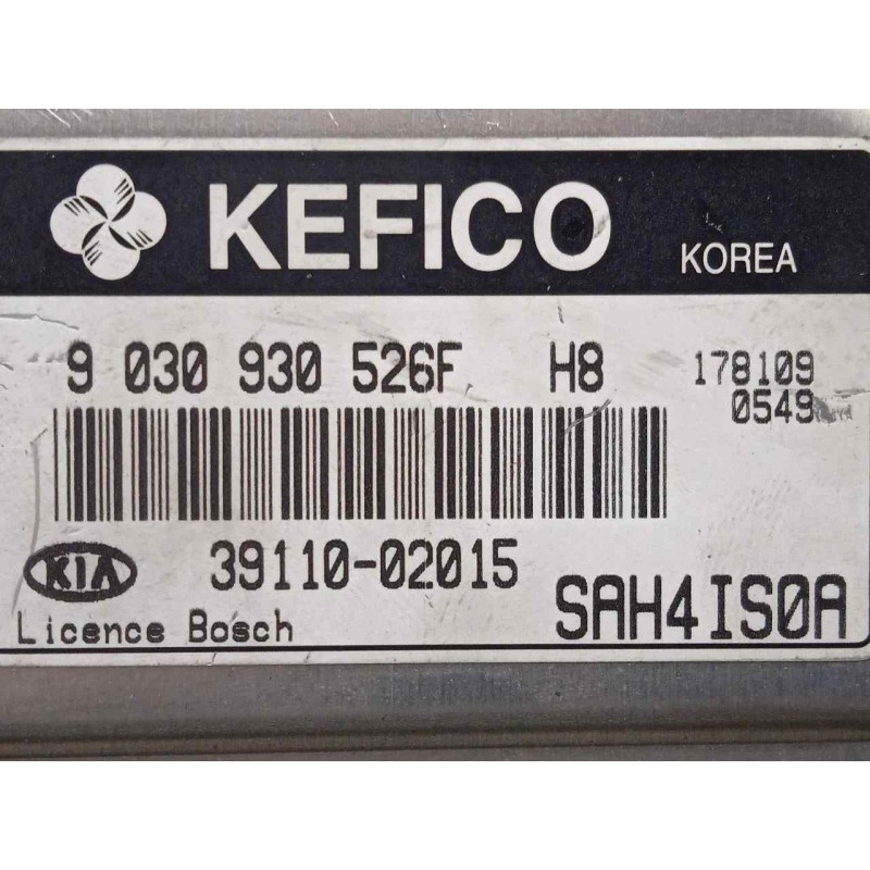 Recambio de centralita motor uce para kia picanto 1.0 cat referencia OEM IAM 9030930526F-3911002015  KEFICO