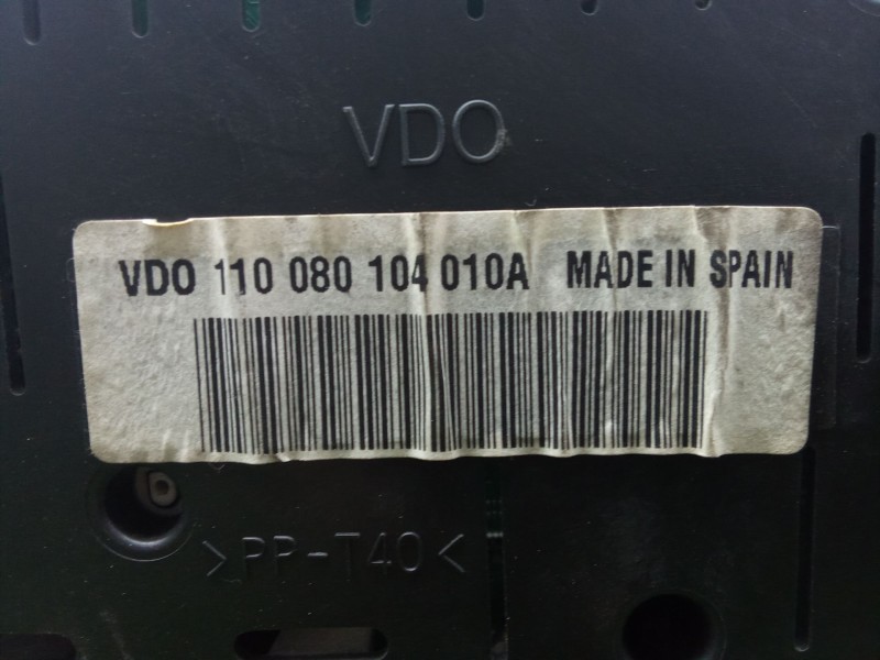 Recambio de cuadro instrumentos para seat ibiza iii (6l1) 1.9 tdi referencia OEM IAM W06l0920801A - 110080104010A  