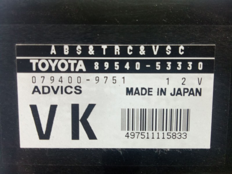 Recambio de centralita abs para lexus is ii (_e2_) 220d (ale20) referencia OEM IAM 8954053330 - 0794009751  