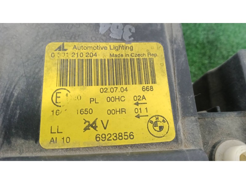 Recambio de faro derecho para bmw x3 (e83) 2.5 i referencia OEM IAM 6923856 04-06 HALOGENO