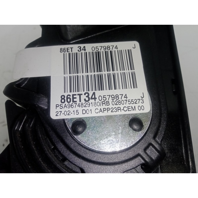 Recambio de potenciometro pedal para peugeot 308 1.6 16v e-hdi fap referencia OEM IAM 9674829180  