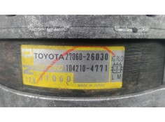 Recambio de alternador para lexus is ii (_e2_) 220d (ale20) referencia OEM IAM 2706026030 - 1042104771 150.AH POLEA.EMBRAGUE 2