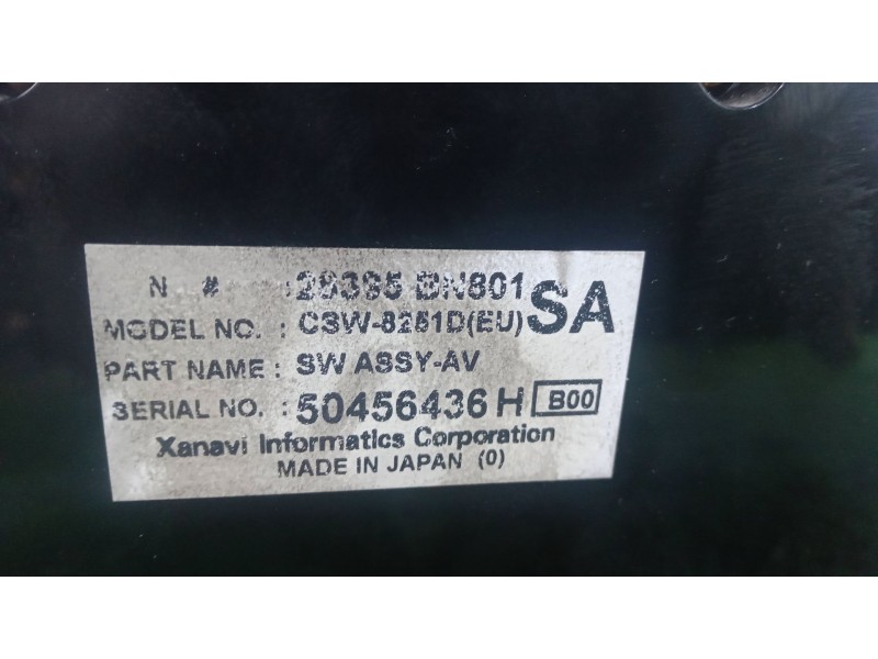 Recambio de mando climatizador para nissan almera ii hatchback (n16) 1.5 dci referencia OEM IAM 50456436H  