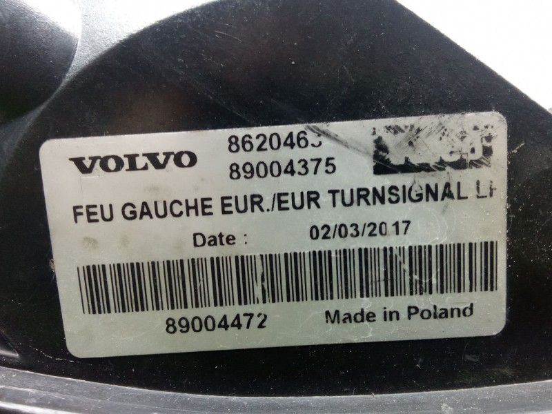 Recambio de piloto delantero izquierdo para volvo s80 i (184) 2.4 referencia OEM IAM 89004472 - 8620463 - 89004375  VALEO