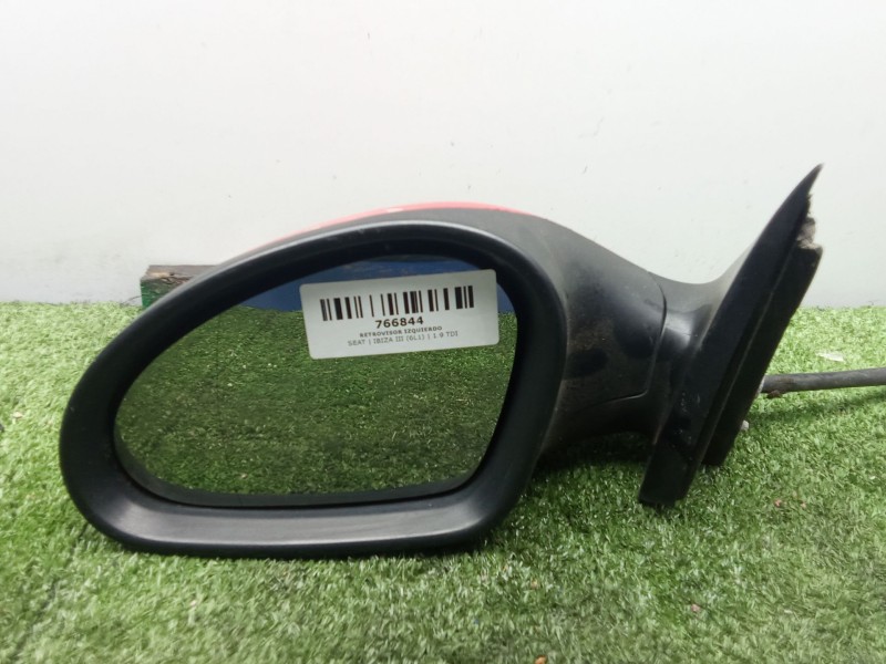 Recambio de retrovisor izquierdo para seat ibiza iii (6l1) 1.9 tdi referencia OEM IAM  MANUAL ROJO