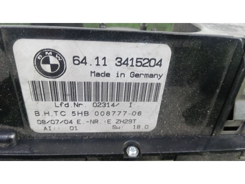 Recambio de mando climatizador para bmw x3 (e83) 2.5 i referencia OEM IAM 64113415204  