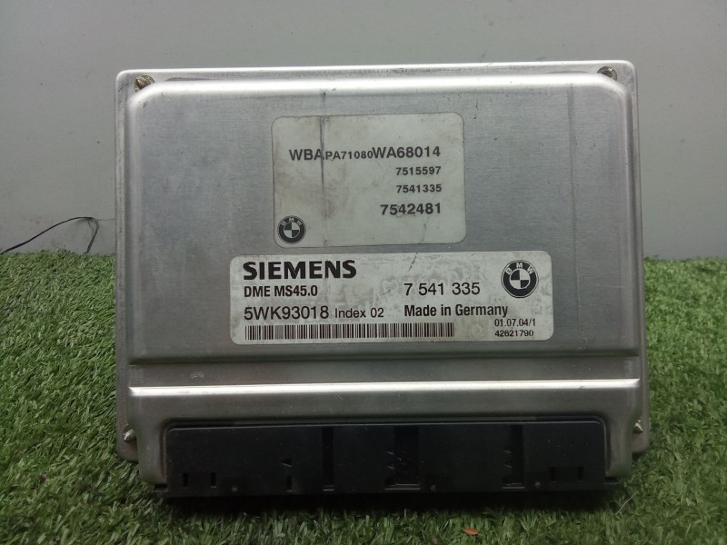 Recambio de centralita motor uce para bmw x3 (e83) 2.5 i referencia OEM IAM 7541335 - 5WK93018 DMEMS450 