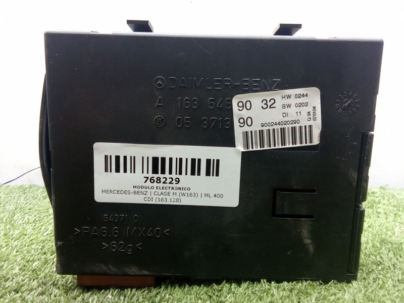 Recambio de modulo electronico para mercedes-benz clase m (w163) ml 400 cdi (163.128) referencia OEM IAM A1635459032  